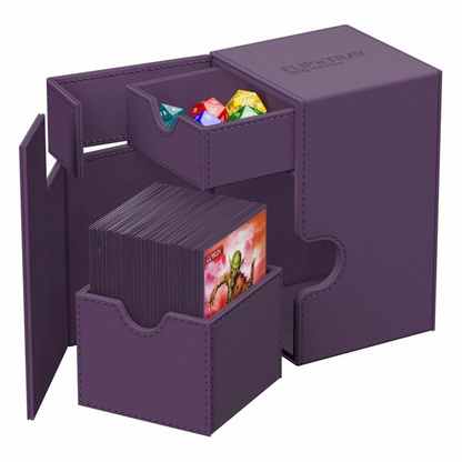 Ultimate Guard: Deck Box – XenoSkin Monocolor Flip'n'Tray 100+ – Purple