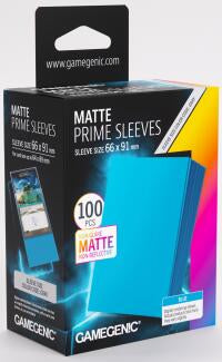 Gamegenic Matte Prime Card Sleeves Blue (66mm x 91mm) (100 Sleeves Per Pack)