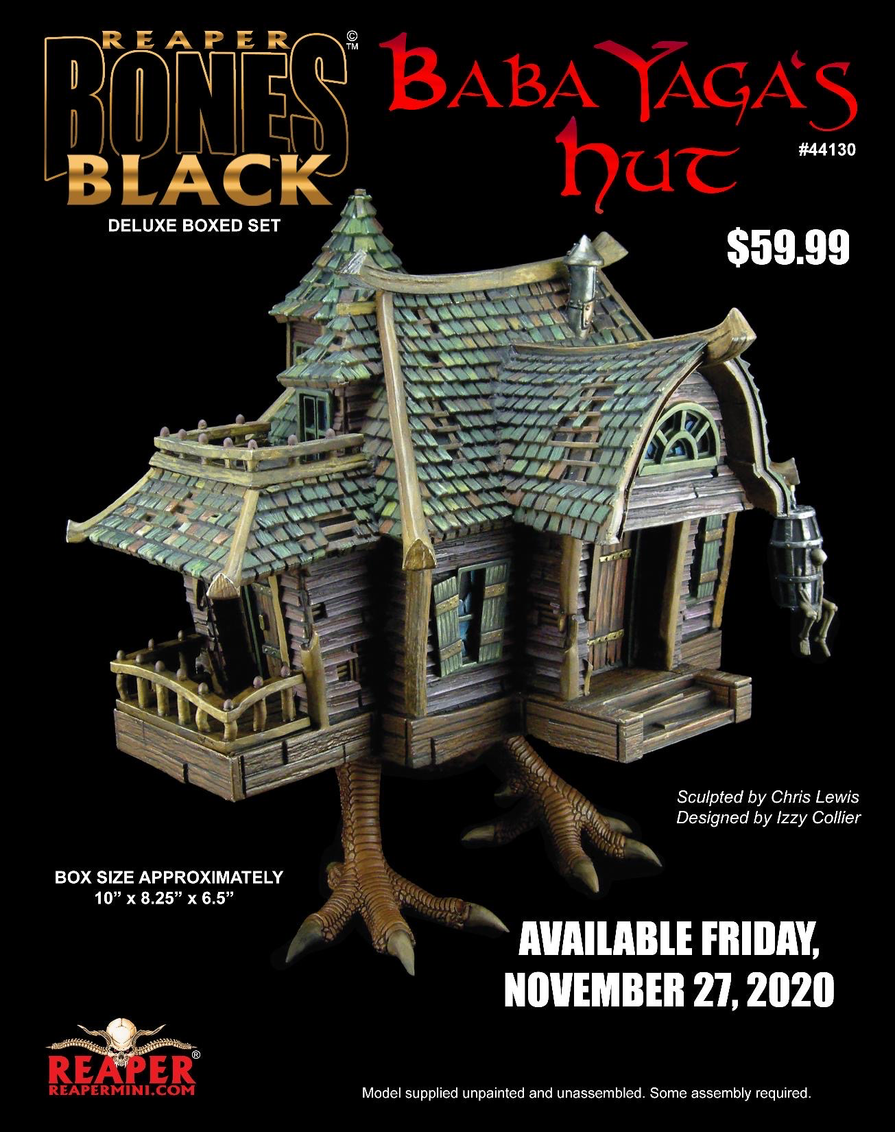Reaper: Bones Black: Baba Yaga's Hut - Bones Black Deluxe Boxed Set