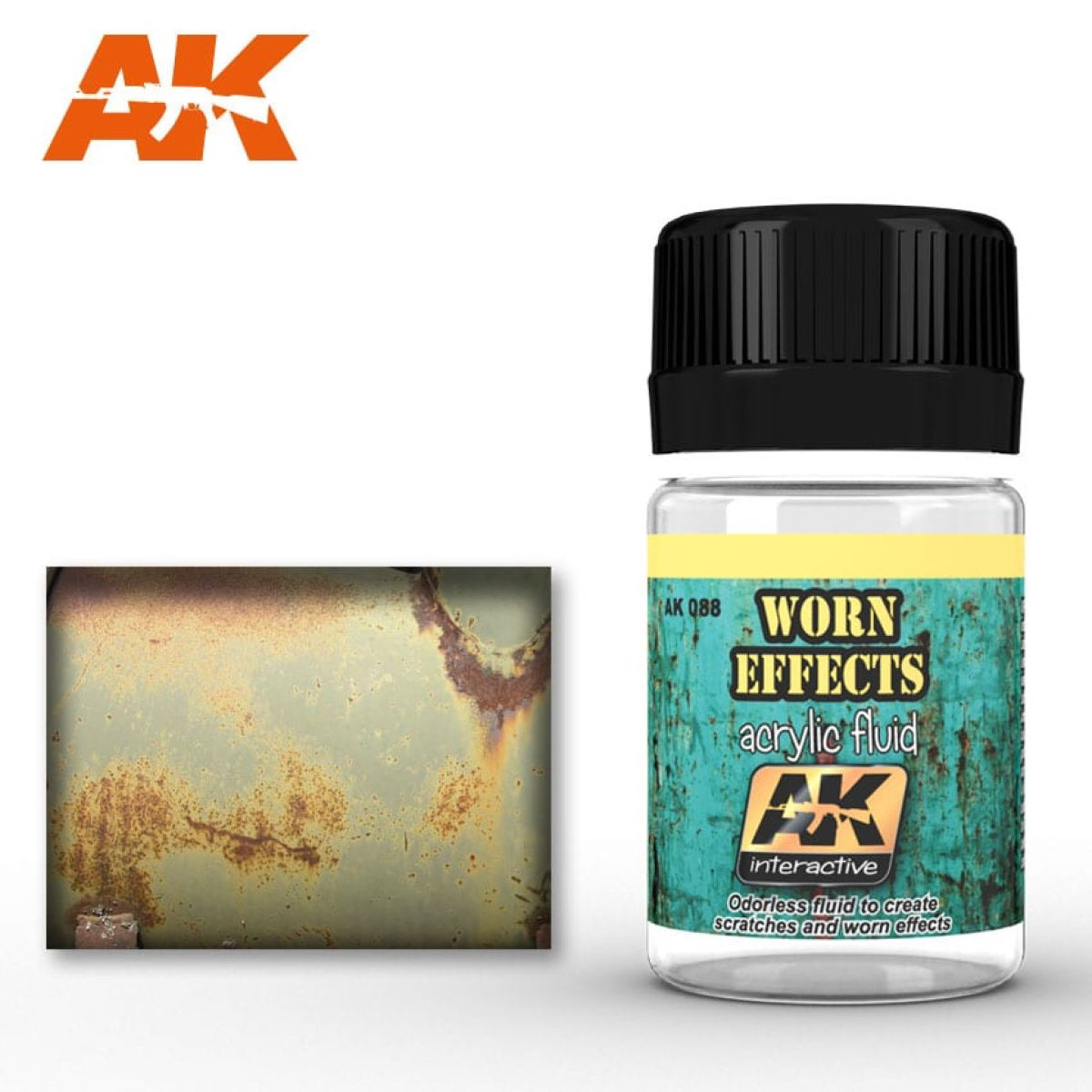 AK Interactive - Weathering Products - Worn Effects Acrylic Fluid 35ml