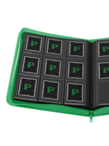 Collector's Series Top Loader Zip Binder - 9 Pocket - Green
