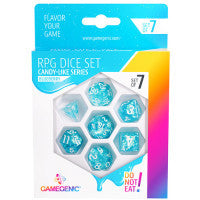 Gamegenic candy-like series blueberry RPG dice set (7pcs)