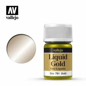 Vallejo model colour - metallic liquid gold (alcohol base)