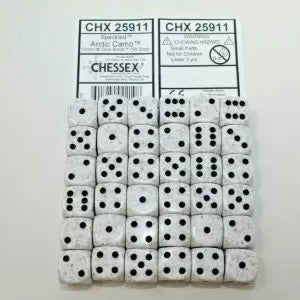 Chessex speckled 12mm arctic camo block