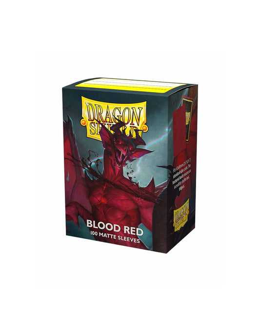 Sleeves - Dragon Shield - Box 100 - Blood Red MATTE