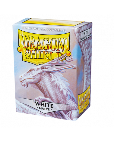 Sleeves - Dragon Shield - Box 100 - White MATTE