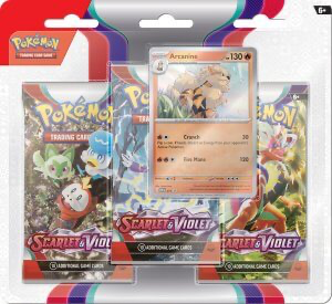 Pokemon TCG Scarlet & Violet 1 Three booster blister