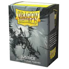 Sleeves - Dragon Shield - Box 100 - Standard Size Dual Matte Justice