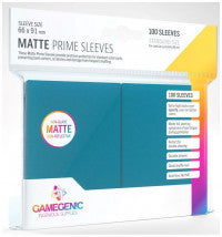 Gamegenic Matte Prime Card Sleeves Blue (66mm x 91mm) (100 Sleeves Per Pack)