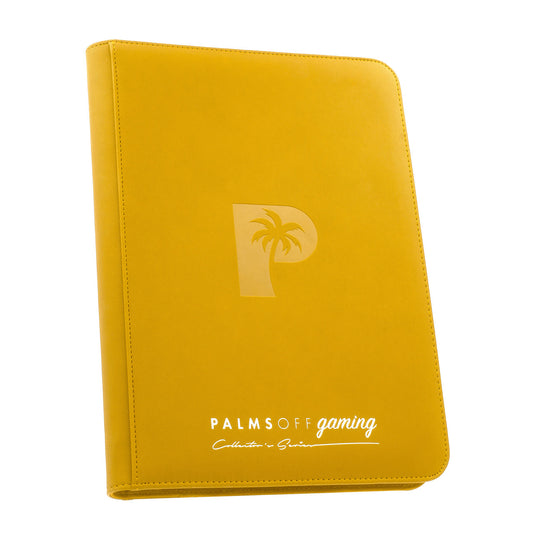 Collector's Series 9 Pocket Zip Trading Card Binder - YELLOw