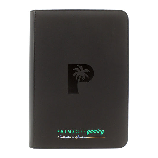 Collector's Series Top Loader Zip Binder - CLEAR - Black