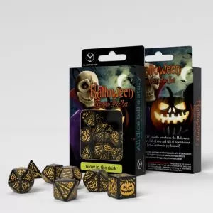 Q Workshop - Halloween Pumpkin 7 Dice Set