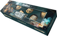 MDG 16mm Mystic Mines Stone Poly Dice Set Picture Jasper