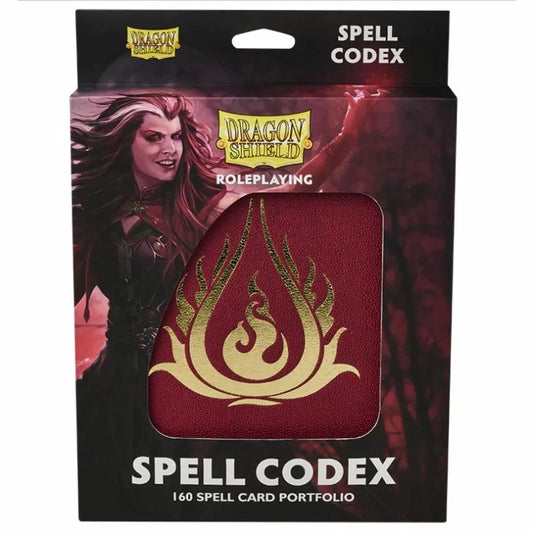 Dragon Shield Roleplaying Spell Codex Blood Red