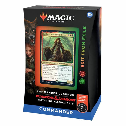 Magic Commander Legends: Battle for Baldur’s Gate Commander Deck - Exit from exile