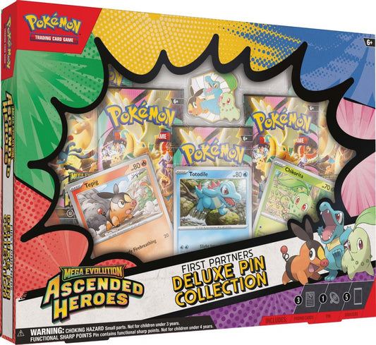 Pokemon: Ascended Heroes - First Partners Deluxe Pin Collection