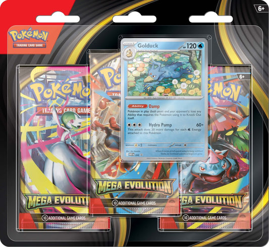 Pokémon TCG: Mega Evolution Three Booster Blister