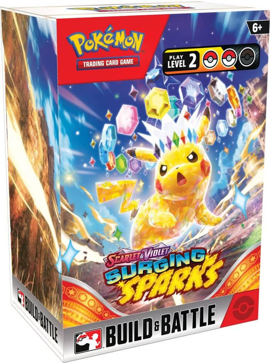 POKÉMON TCG Scarlet & Violet 8 Surging Sparks Build & Battle Box