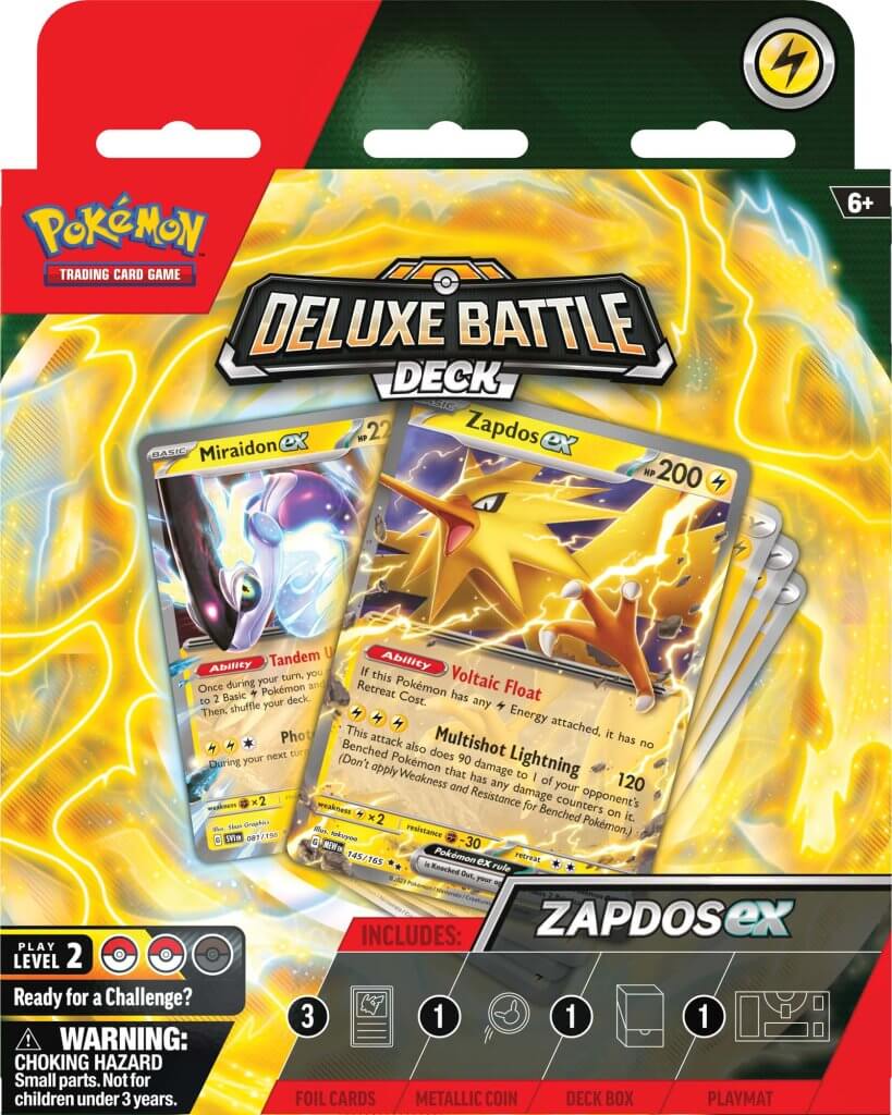 Pokémon TCG Ninetales ex & Zapdos ex Deluxe Battle Deck