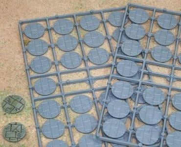 Renedra Bases - 25mm Diameter Paved Bases (52)