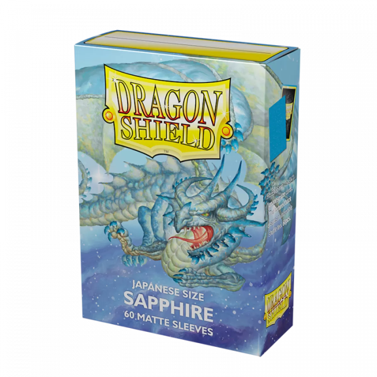 Sleeves - Dragon Shield Japanese - Box 60 - Sapphire Matte