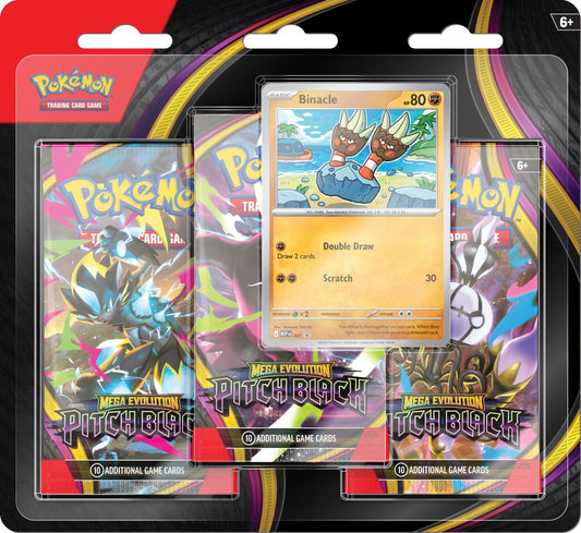 *PREORDER Pokémon TCG: Mega Evolution—Pitch Black Three-Booster Blister