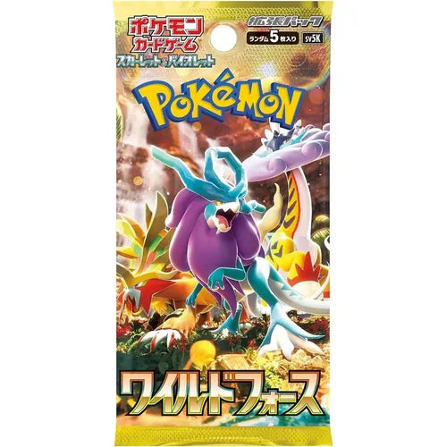 Wild Force SV5K Booster Pack Japanese Pokémon