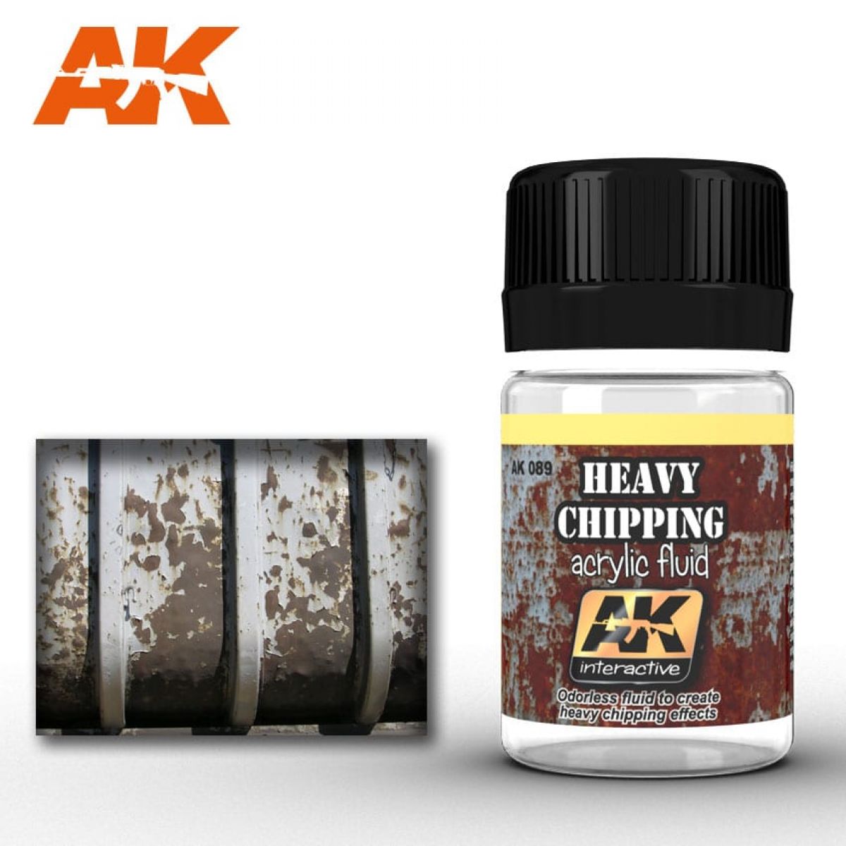AK Interactive - Weathering Products - Heavy Effects Acrylic Fluid 35m