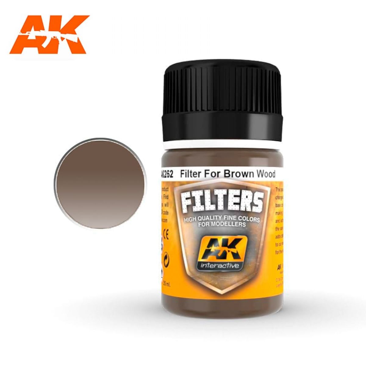 AK Interactive - Weathering Products - Filter for Brown Wood 35ml 35m