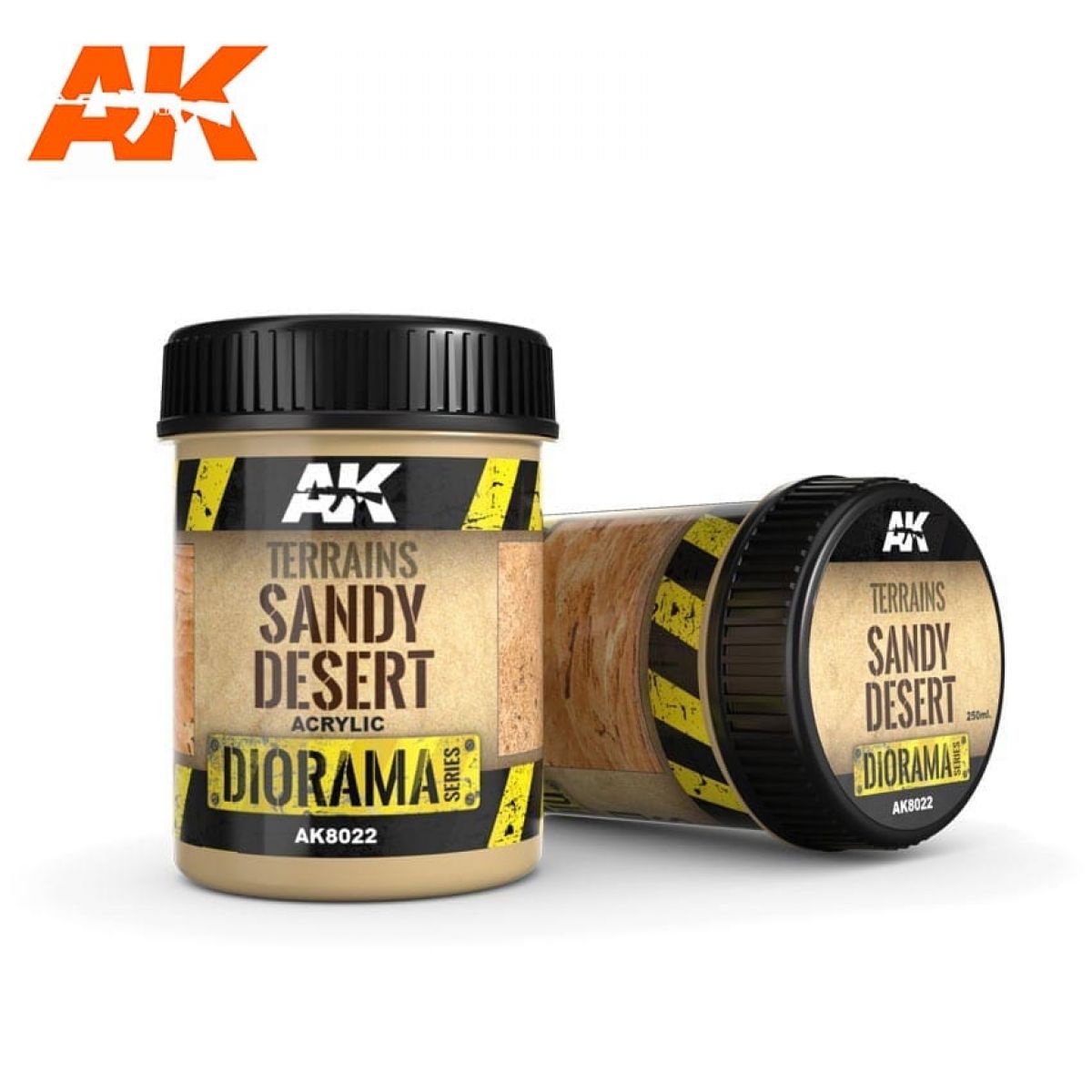 AK Interactive - Dioramas - Terrains Sandy Desert 250ml