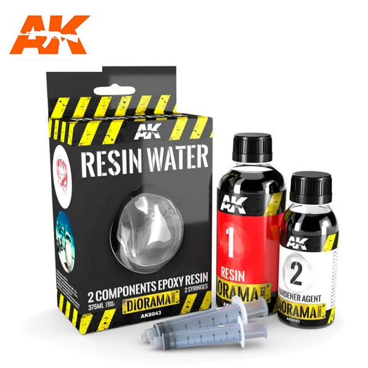 AK Interactive - Dioramas - Resin Water 2 Components Epoxy Resin 375m