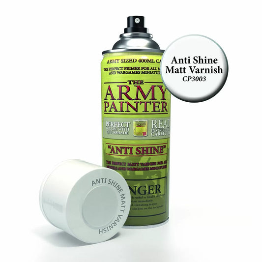 Army Painter: Aerosol Spray Primer - Antishine Dull Matte Varnish