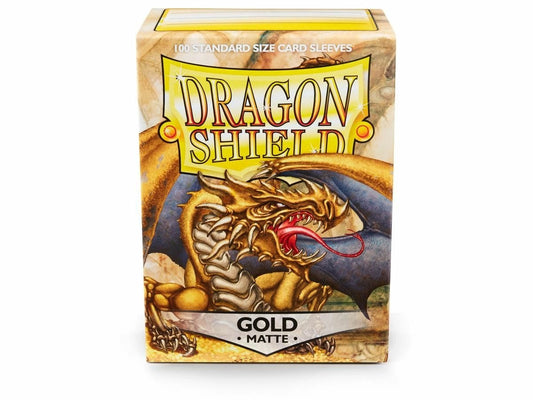 Sleeves - Dragon Shield - Box 100 - Gold MATTE