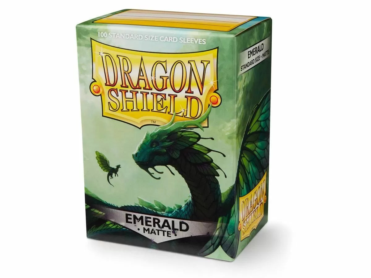 Sleeves - Dragon Shield - Box 100 - Emerald MATTE