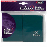 BCW Deck Protectors Standard Elite2 Glossy Teal
(66mm x 93mm) (100 Sleeves Per Pack)