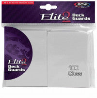 BCW Deck Protectors Standard Elite2 Glossy White
(66mm x 93mm) (100 Sleeves Per Pack)