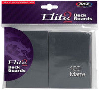 BCW Deck Protectors Standard Elite2 matte grey
(66mm x 93mm) (100 Sleeves Per Pack)