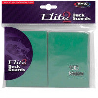 BCW Deck Protectors Standard Elite2 matte Sea
(66mm x 93mm) (100 Sleeves Per Pack)