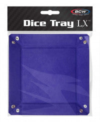 BCW Dice Tray LX Square Blue