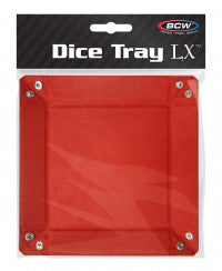 BCW Dice Tray LX Square Red