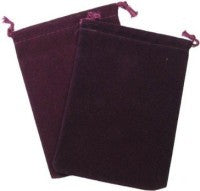 Dice Bag Suedecloth Small Purple
