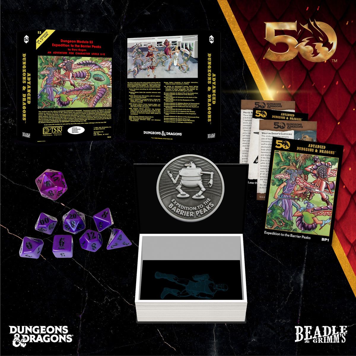 Beadle & Grimm's Ravenloft Dice & Accessories Set D&D 50th