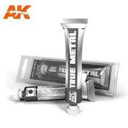 AK Interactive - Metallics - True Metal Gun Metal 30ml -
