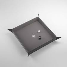Gamegenic magnetic dice tray square black