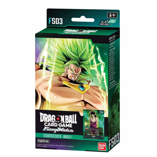 Dragon Ball Super Card Game: Fusion World – Starter Deck Display: Broly
