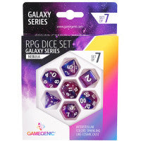 Gamegenic Galaxy Series - Nebula - RPG Dice Set (7pcs)