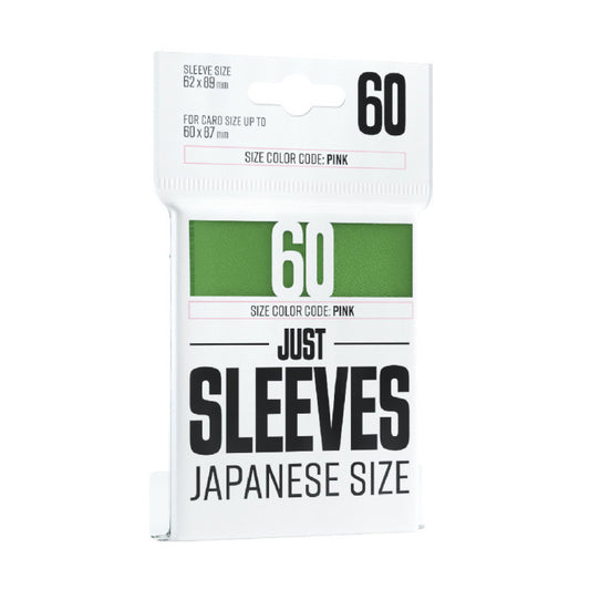 Gamegenic Just Sleeves Japanese Size Green