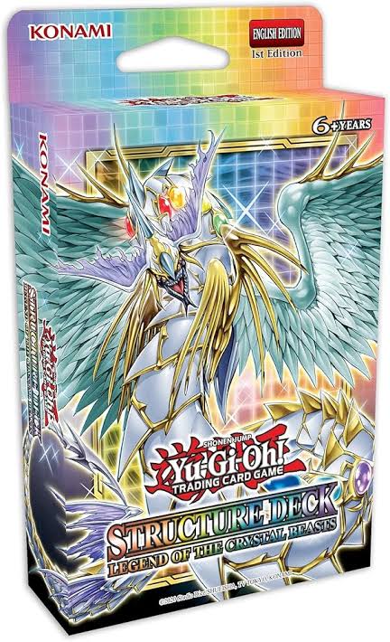 Yugioh - Legend of the Crystal Beast Structure Deck Display