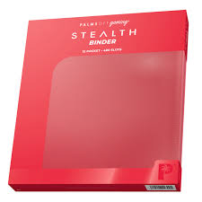 STEALTH 12 Pocket Zip Trading Card Binder - Red