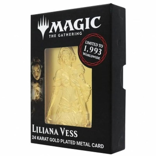 Fanattik Magic the Gathering Precious Metal Collectibles 24K - Liliana Vess